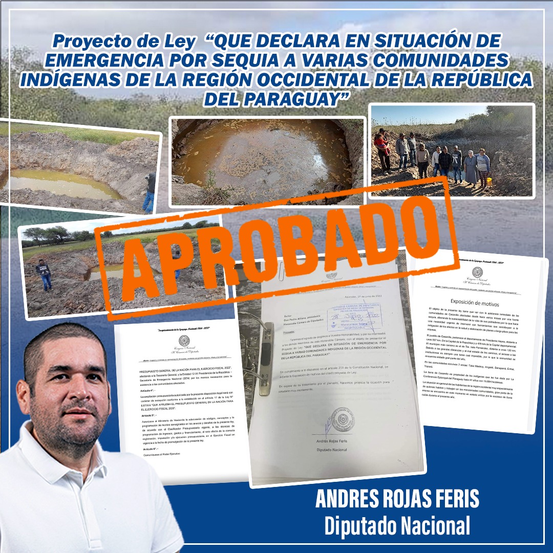 ¡Aprobado por unanimidad en Cámara de Diputados!
Con gran satisfacción logramos ampliar a todas las comunidades indígenas y no indígenas.