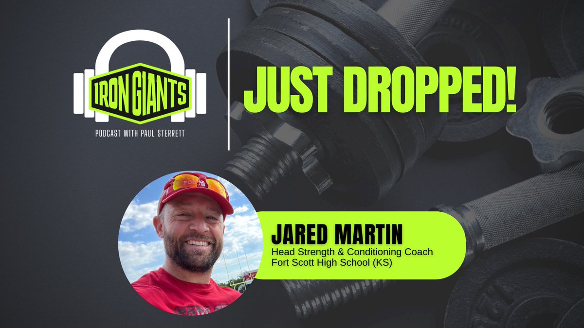 StrengthGiants's tweet photo. NEW EPISODE HAS DROPPED! 🔥
Season 2 Ep. 7 of Iron Giants Strength Podcast with @jaframartin is now live. Don’t miss this one. 💪
🔗 https://t.co/bAwUnEPq9Q
#IronGiants | #StrengthPodcast https://t.co/G2EkfgtW0B