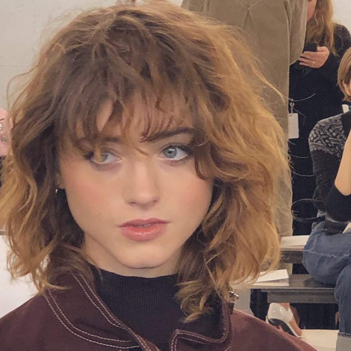 —

                    Nancy the genius becoming a model?