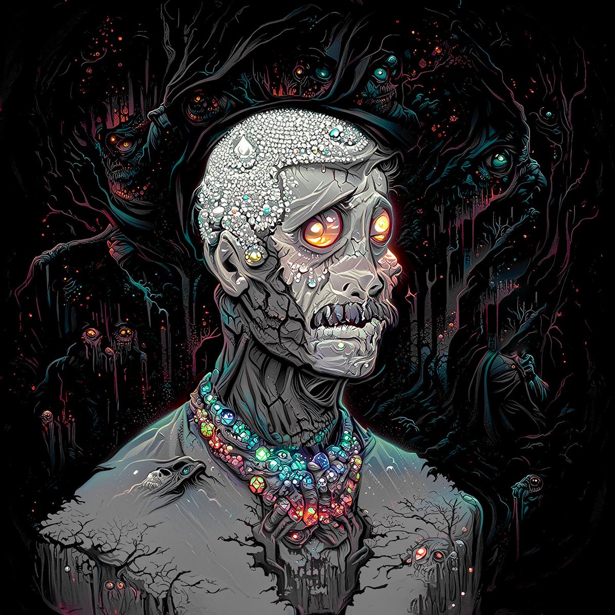 xerocooler's tweet photo. I had a lot of people suggest that I do @frankdegods in my 1/1 style. I spent a lot of time on this and on the chance you see this Frank, I hope you dig it. Thanks for helping change my life and many others. <3 https://t.co/8Mk9L5CDos