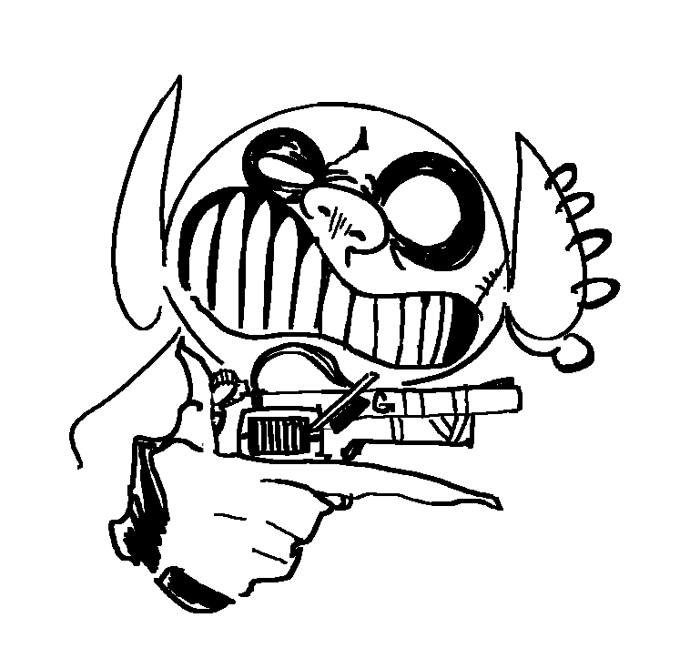 nickybonestein's tweet image. @sprite_ko tool gun goblin