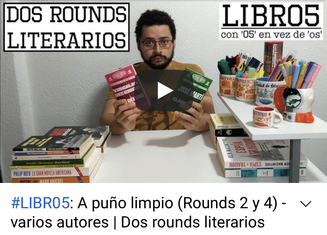 elcrackletter's tweet photo. #amantesdelboxeo 🥊😎
#LIBR05 @juandepapel llega con una nueva reseña acerca de autores norteamericanos y mexicanos tirándose un round dentro del ring literario 📚.
https://t.co/LStB2ynDJ8 https://t.co/9kDBQ8k3k4