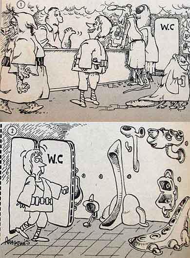 \"Cartooning is not a job. It\s something like eating or sleeping.\"

Happy birthday to the great Sergio Aragonés. 