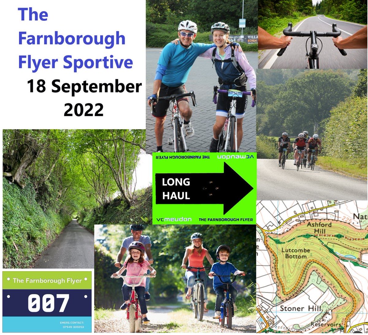 Less than 2 weeks to go until this years #FarnboroughFlyer 

4 routes – 80, 62, 52 &amp; 22 miles
Free Parking
HQ at Village Hotel. 10% discount in bar/restaurant.
Fully signed course
Chip Timing
Feed stations
Finisher medal

All routes can be entered here 👇🏼
britishcycling.org.uk/events/details…