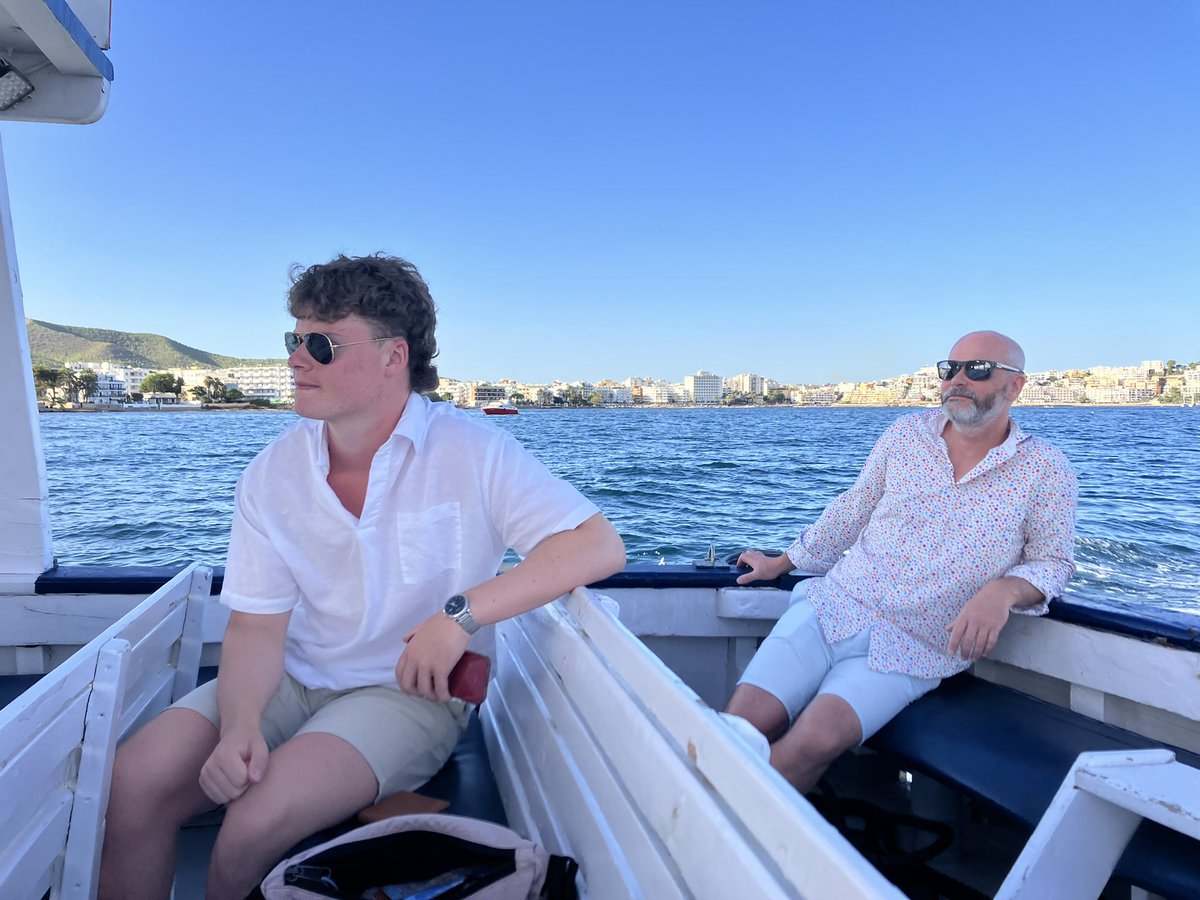 Not my typical Monday…had a fabulous time at David Guetta at #Ushuaia last night. Arrived by boat. Loving Ibiza ☀️