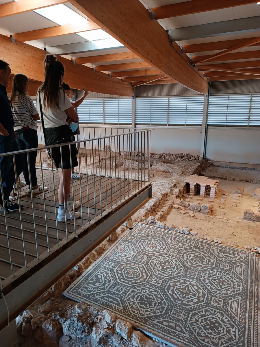 congresoepac's tweet photo. Segunda jornada de #EPACVI en #EPACactivo y gracias a @dipsoria hemos visitado la Villa Romana de Las Cuevas de Soria. #congresoepac https://t.co/hWttADvWHc