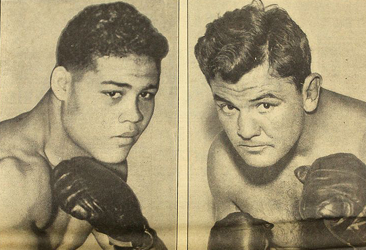 BoxingNoir's tweet photo. “It ain’t like a punch. It’s like somebody nailed you with a crowbar.”—Jim Braddock on fighting Joe Louis https://t.co/RiEVTSH9Md