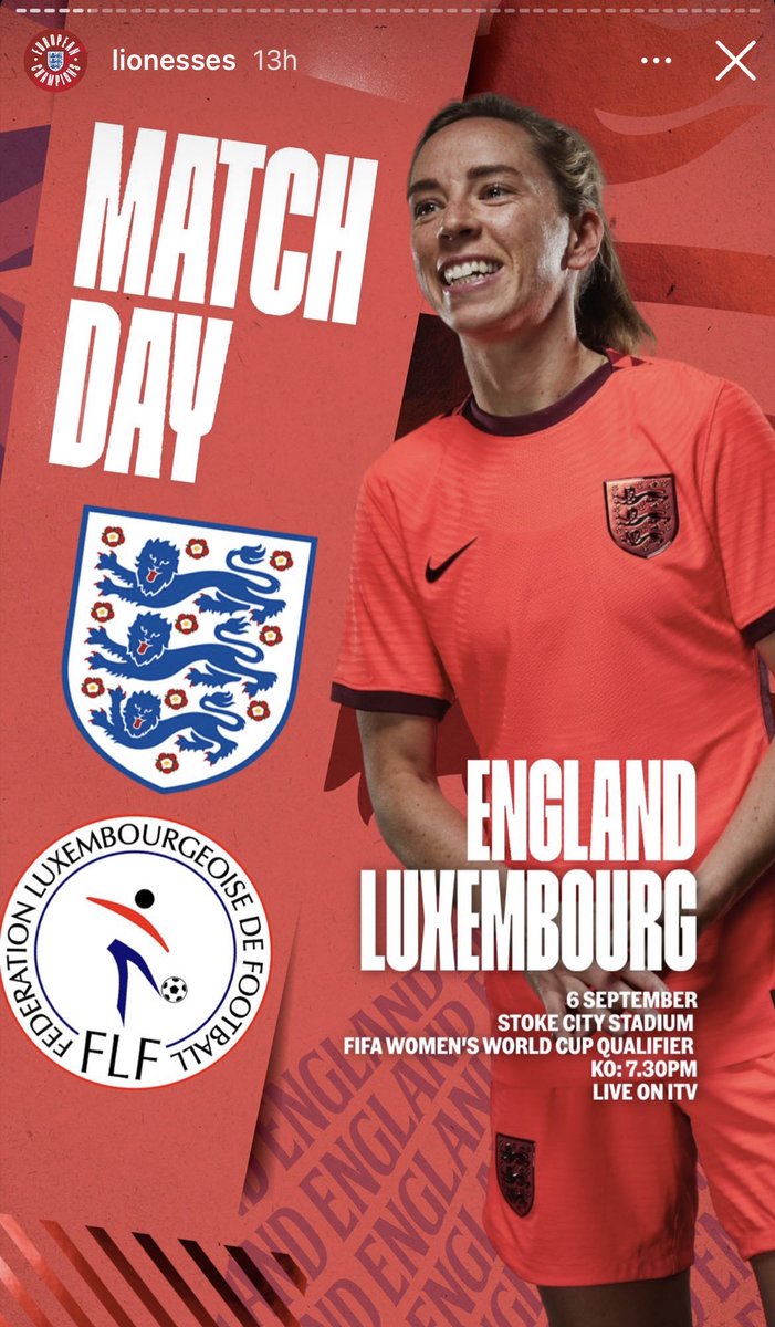 She_will_talk's tweet photo. When they used Jordan Nobbs’ picture as promo for the match so you thought she’d come on but she didn’t.

 #ENGLUX #lionesses https://t.co/kP2uH0IgOm