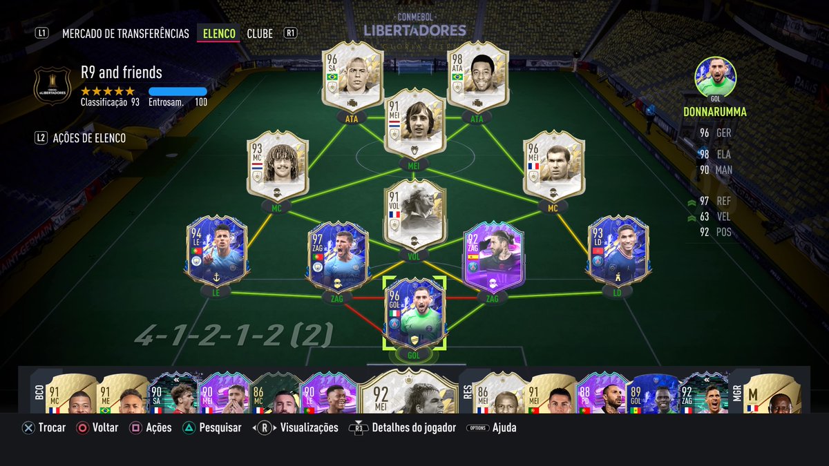 TradeSchoolFIFA's tweet photo. Time milionário e meta sem nenhum FP  durante o TOTY https://t.co/cI4qlkm0Jv