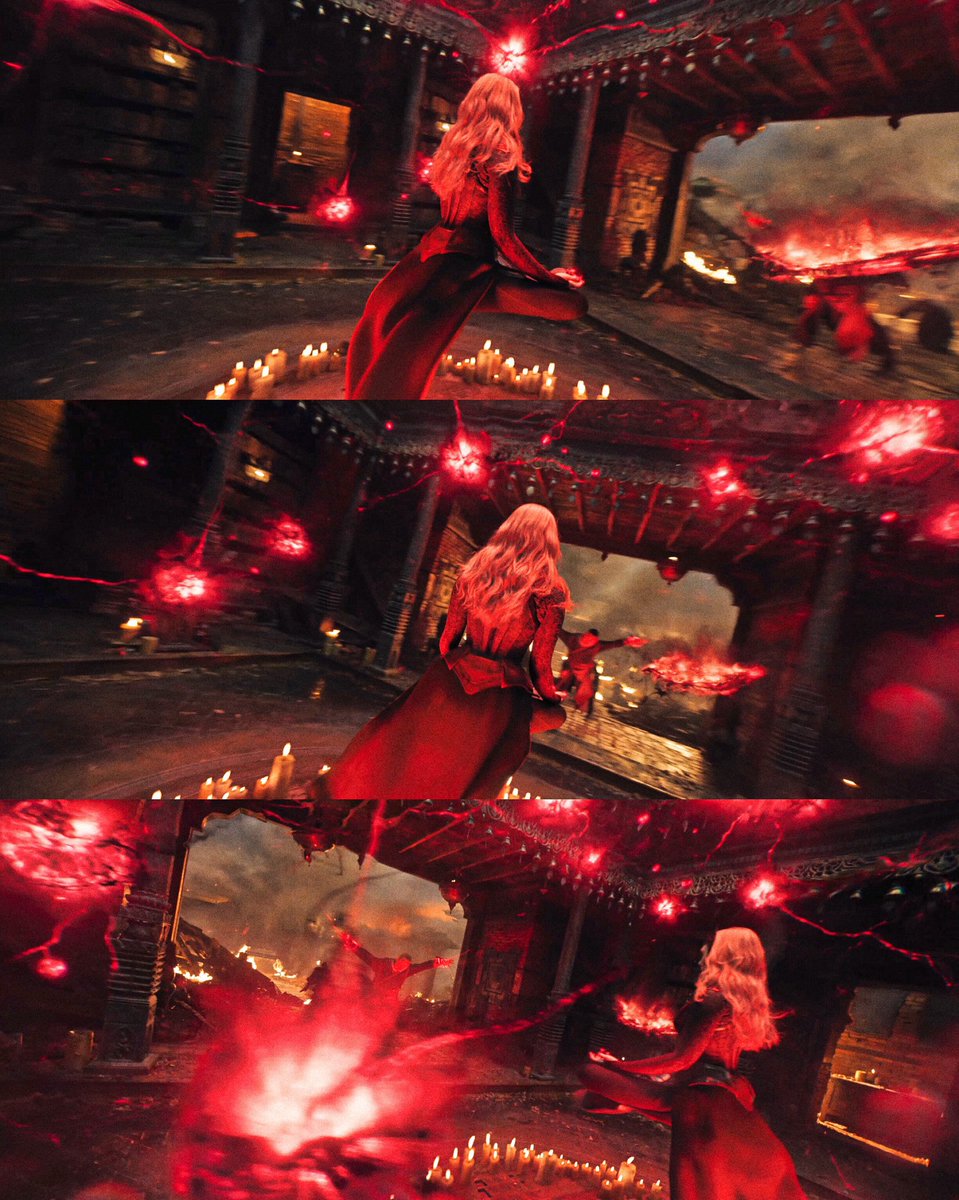 Her magic >> #ScarletWitch