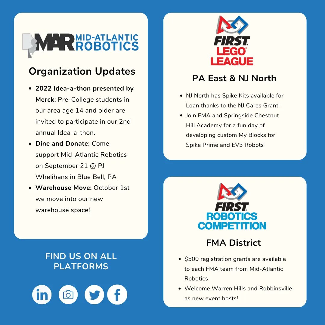 As the first quarter of FY 22-23 comes to a close, the Board is excited about the many upcoming events!

Thanks to all those who donated to support the Gene R. O'Brien Memorial Scholarship and thank you to our sponsors who donated this quarter: <a href="/corteva/">Corteva Agriscience</a>, <a href="/BDandCo/">BD</a> and <a href="/NJMEP/">NJMEP</a>
