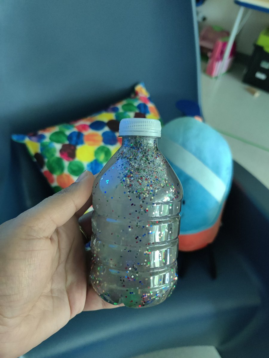 My little ones learned about feelings and emotions last week. We shared the times that we have felt this way before and we practiced relaxing techniques. We closed the week off by making our very own sensory bottle. 😊 <a href="/HumbleISD_LLE/">Lakeland Elementary</a> <a href="/HumbleISD_PREK/">HumbleISD ECE</a> <a href="/HumbleISD/">Humble ISD</a>