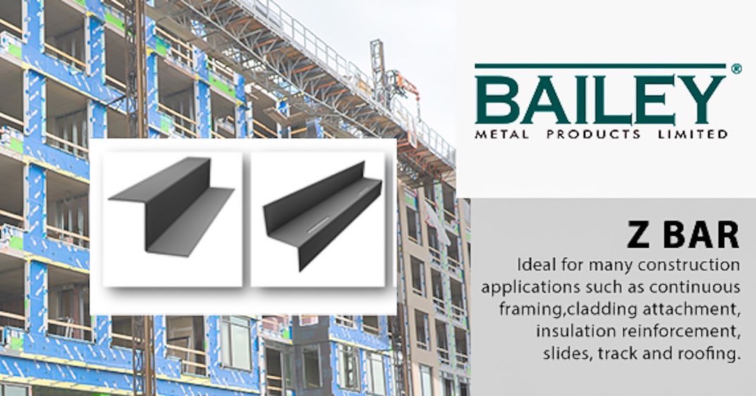 baileymetal's tweet photo. Bailey Metal Z Bar is ideal for many construction applications such as continuous framing, insulation reinforcement, slides, track and roofing.
Making this months #signatureseries product highlight quite the versatile solution! #baileymetal #thestrengthwithin #zbar #framing https://t.co/r3mFEa5H2p