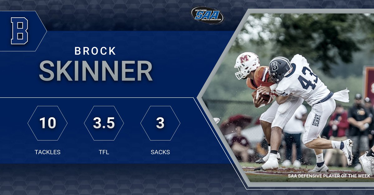 The man who caused nightmares in Tennessee last Saturday is the <a href="/SAA_Sports/">SAA Sports</a> Football Defensive Player of the Week #WeAllRow