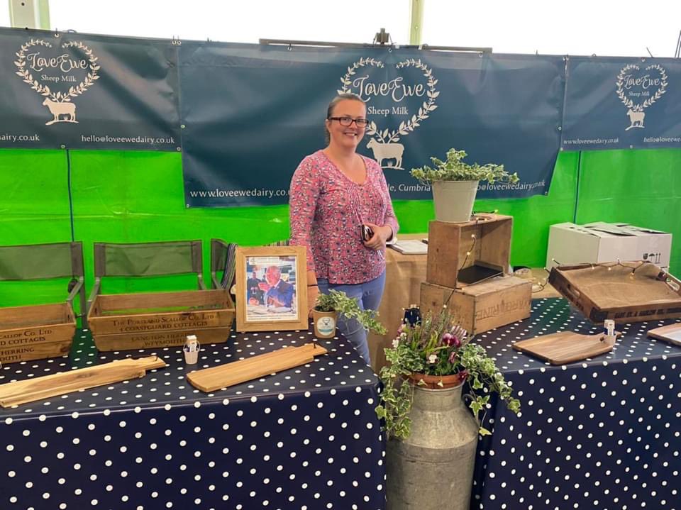DairyEwe's tweet photo. We’ll be at @WcaShow from tomorrow. Come and say hello and try and buy some of our delicious sheeps milk cheeses and gelato made from our own grass based #sheepmilk #HealthyFood #localproducer #farmer #cheese #gelato https://t.co/SB6h13hfk3