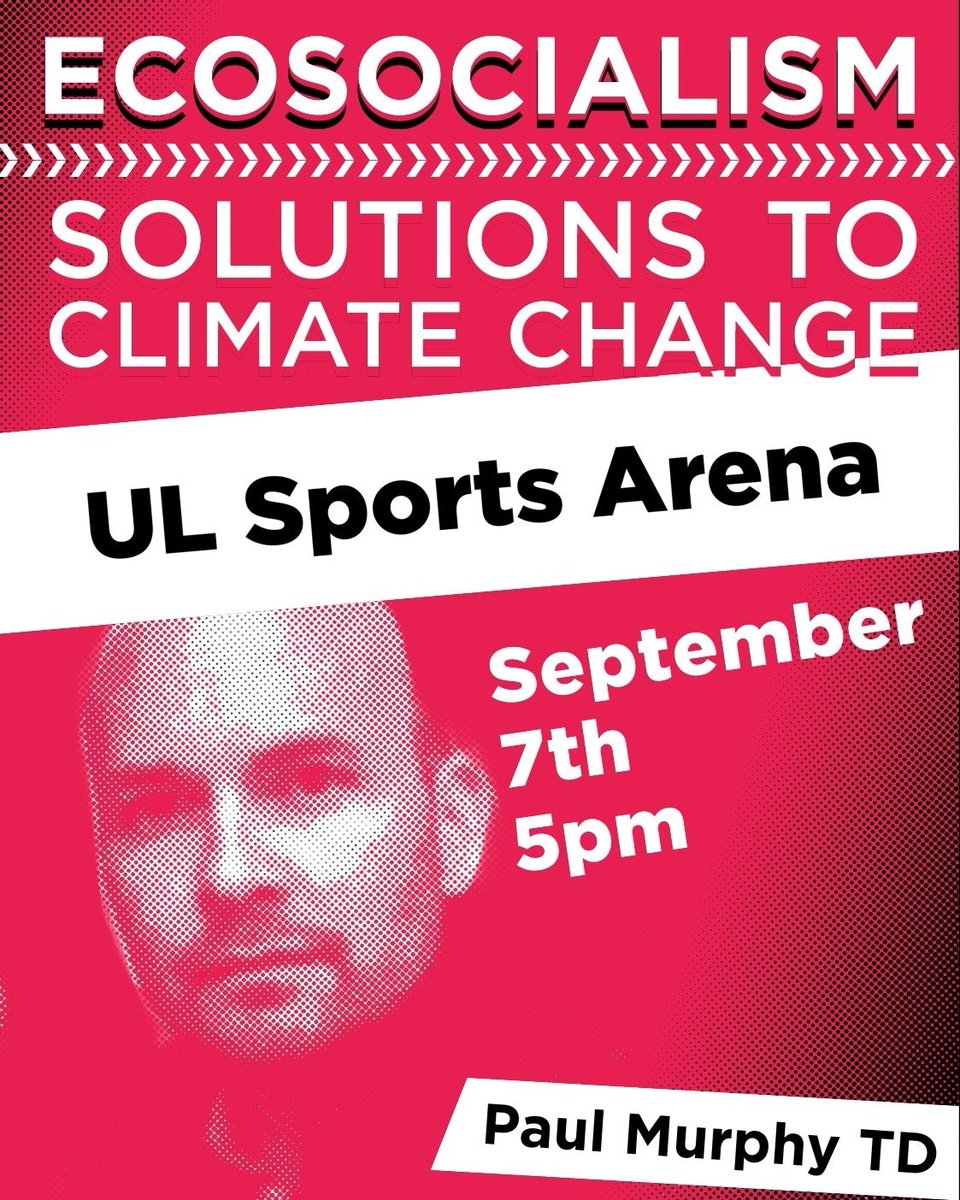 UL_PBP's tweet photo. Come and chat with UL PBP at the Sports Arena tomorrow at 4pm, @paulmurphy_TD will be joining us from 5pm onwards to discuss ecosocialist ideas and solutions to the climate crisis.
#FindYourPack #GaffsNotGreed https://t.co/1yDL2hpMxS