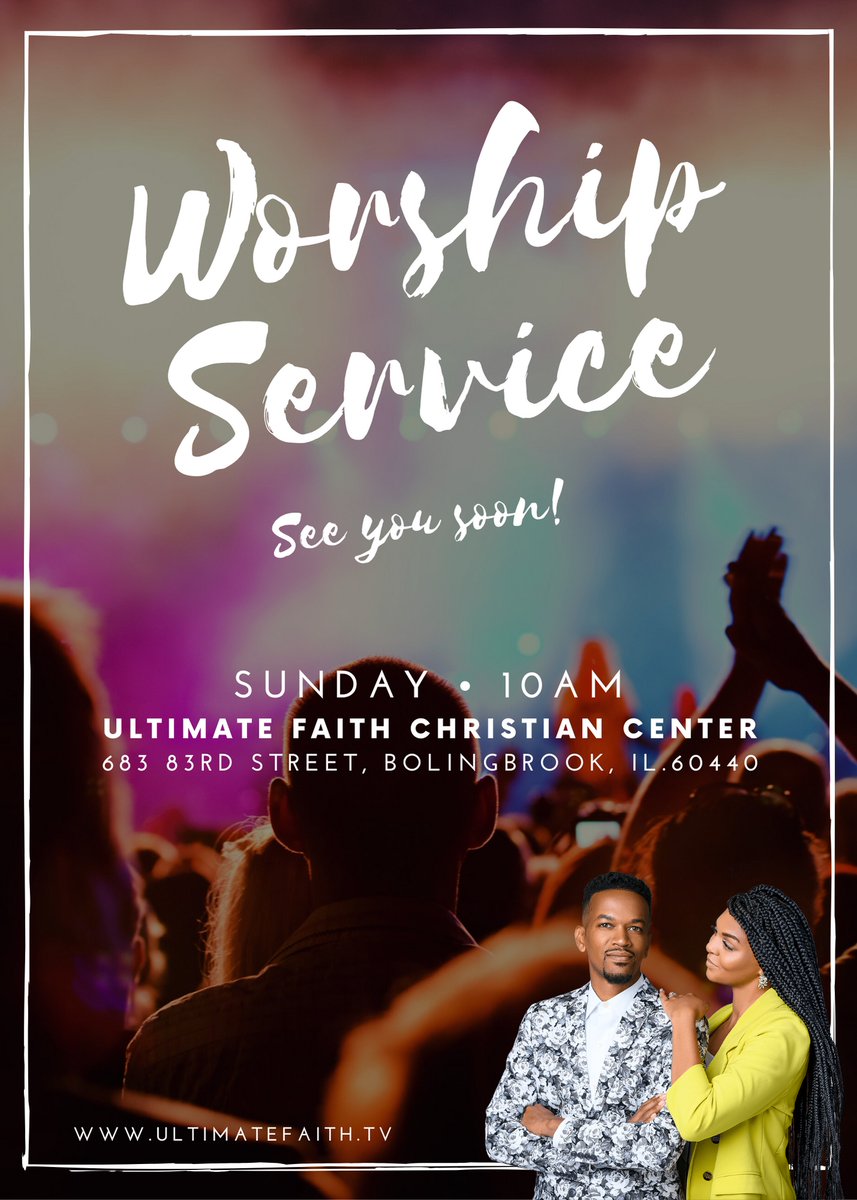 UltimateFaithCC's tweet photo. Hope to see you soon for our Sunday Worship Service at 10 am! You can also view service online at https://t.co/9TxtSbKZSq! We'll meet you there! https://t.co/XWN9w3dOSU