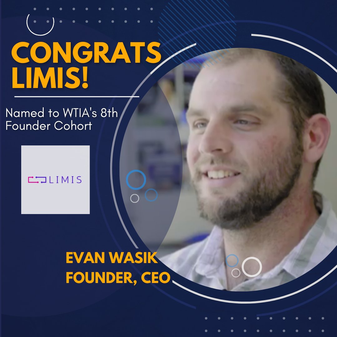 FosterMSEntre's tweet photo. Congratulations to alum @ewasik17 who was accepted in the 8th WTIA Founder cohort!! Evan's startup Limis is leading digital transformation in manufacturing. We're proud of you Evan! Kudos on your continued progress.
Learn more: https://t.co/oCKQNIldcI

#UWfoster #msentre #startup https://t.co/wn47d8Kp5Y