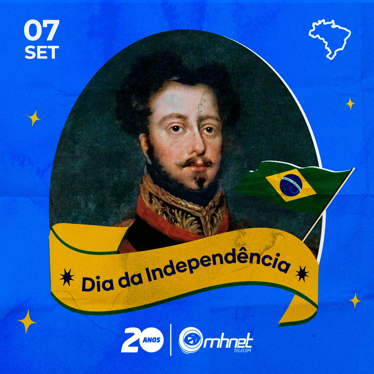 Hoje comemoramos os 200 anos de Independência do Brasil, nossa Pátria amada! 💚💛

#mhnet #7desetembro #independencia