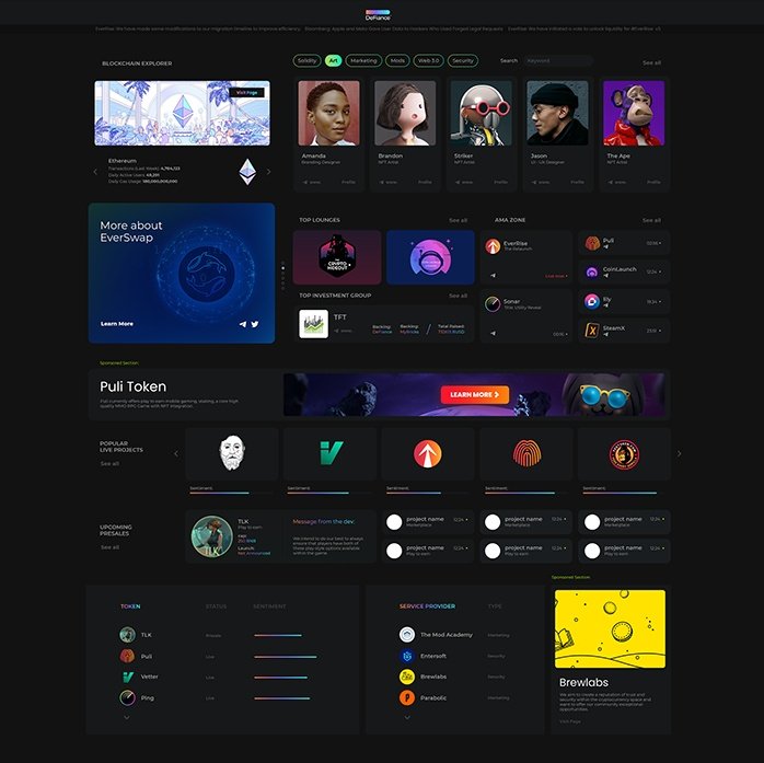DefiantsDefy's tweet photo. @DeFiance_App @DeFiance_App #DeFianceApp $DeFy
The People's Platform.
Listing with a difference, Utility, longevity and Security. https://t.co/kFoP8YzEAy