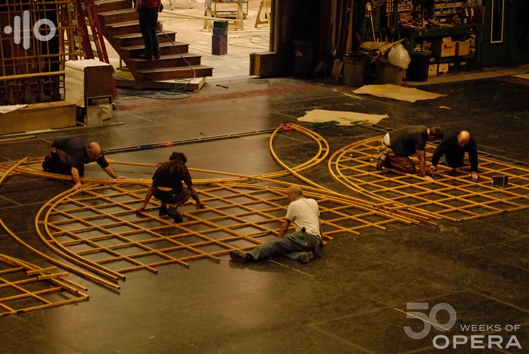 ManitobaOpera's tweet image. In recognition of Labour Day, Manitoba Opera salutes our stagehands and wardrobe dressers, members of the International Alliance of Theatrical Stage Employees (IATSE) Local #63, who are an integral part of the Manitoba Opera team. 

Photo: Transit of Venus (2007)

#50weeksofopera