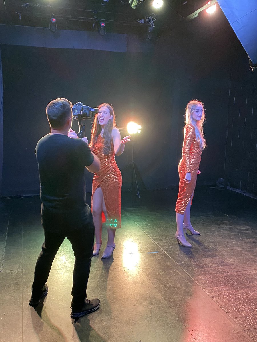 A filming day for one of my girl duos!