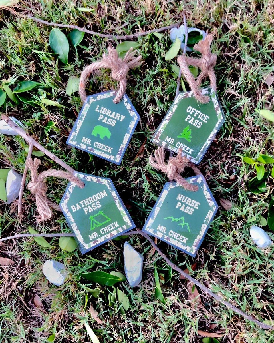 custmclassrooms's tweet photo. A special delivery for @mcheek and his “little campers”! 🏕 #customclassrooms 

#teachers #teachersofinstagram #teachersoffacebook #teacher #teacherstyle  #classroomtheme #custom #custommade #madewithlove #classroompasses #camping #campout #green https://t.co/BoUrglPWUk