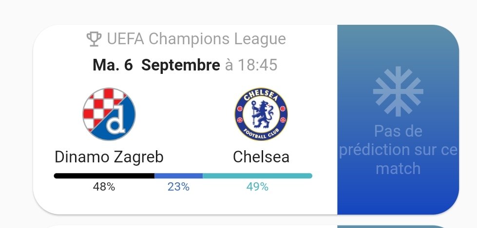 PronextApp's tweet photo. Chez Pronext on ne joue pas pour jouer. 
On joue pour GAGNER !!!
Et quand l'#IA n'a pas assez de confiance sur un #bet, on l'écrit.
#TeamParieur #ZAGCHE #ChampionsLeague https://t.co/30wmSeM7pp