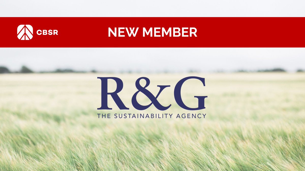 CBSR welcomes new member, <a href="/rgstrategic/">R&G Strategic</a>! The R&amp;G team is women founded-and-led, working at the intersection of creativity and #Sustainability – blending a communications practice and #ESG consultancy into one unique offering. Discover their work here: rgstrategic.com