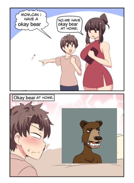 L33F0's tweet photo. Better than not having an okay Bear at home I guess.

#OkayBears #okmeme @okaybears https://t.co/m4ZRjkKFT5