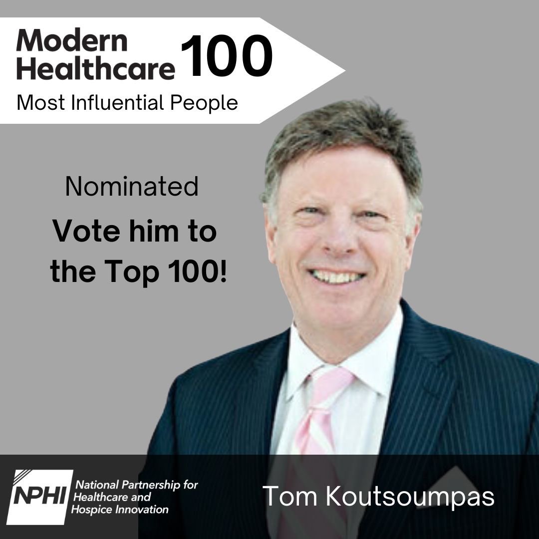 We are proud to share that NPHI Founder and President Tom Koutsoumpas has made the top 300 for @modrnhealthcr’s 100 Most Influential People in Healthcare. Please vote to get him into the Top 100 by September 27, 2022! surveymonkey.com/r/NRZC8XF