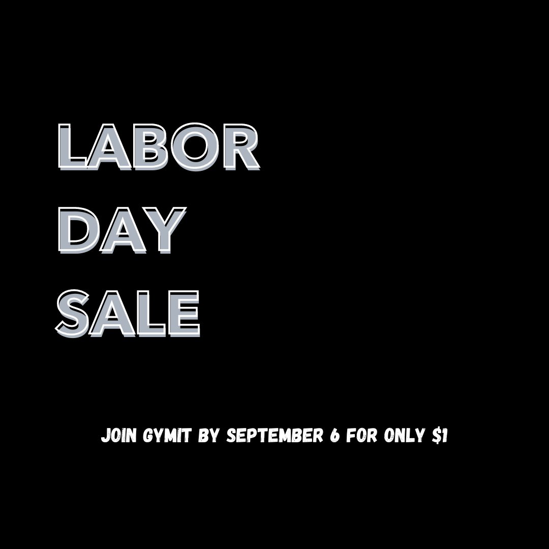 Our Labor Day Sale ends at midnight TONIGHT! Join GymIt in #WatertownMA or #Brookline with a $0 enrollment online now - gymit.com/memberships