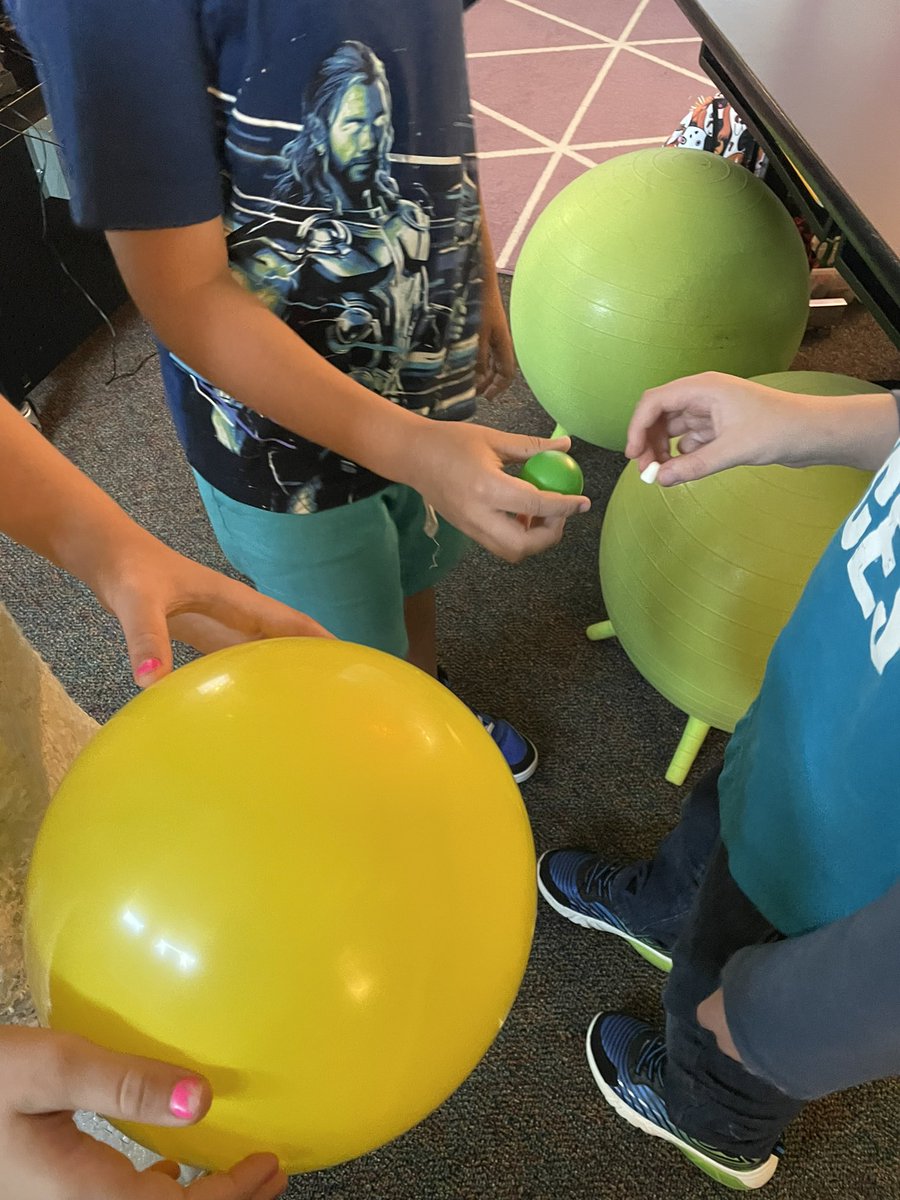 Jennifer Joyner (@mrsjenjoyner) on Twitter photo Vocabulary in action. Using models to demonstrate understanding of rotate, revolve, and orbit. 🌙marshmallow, 🌍 ping pong ball, ☀️ balloon #thepowerofyet <a href="/BernshausenKISD/">Bernshausen Ele.</a> Vocabulary in action. Using models to demonstrate understanding of rotate, revolve, and orbit. 🌙marshmallow, 🌍 ping pong ball, ☀️ balloon #thepowerofyet <a href="/BernshausenKISD/">Bernshausen Ele.</a>