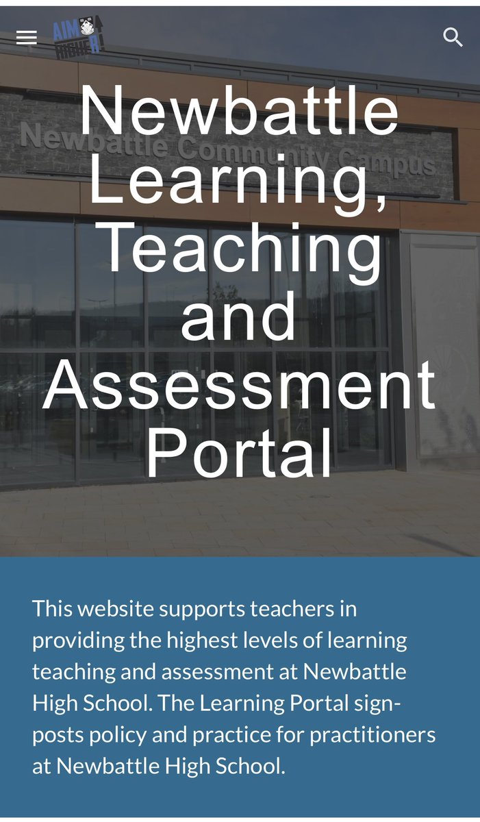 NewbattleLT's tweet photo. Today marked the launch of the Newbattle L&amp;T portal offering @newbattlehigh a one stop shop for everything linked to professional learning, &amp; regularly updated by our L&amp;T leads @misslyallchem .. a great resource for our teachers #AimHigher https://t.co/T5QDdKB0im
