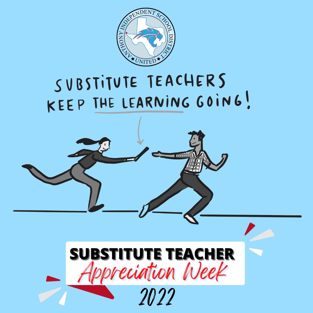 _AnthonyISD's tweet photo. ๐งโ๐ซItโs national Substitute Teacher Appreciation Week! Thank you to our substitute teachers! #subappreciationweek #subappreciationweek
Cartoon credit: https://t.co/p0R53JGfMI https://t.co/sTEJBD81Wv