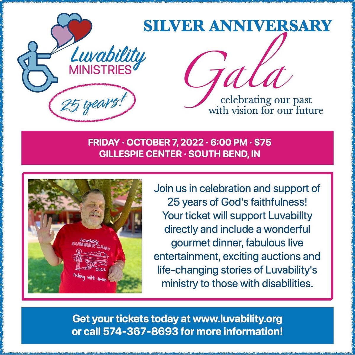LuvabilityLife's tweet photo. Get out that dapper suit and pretty dress, choose your gourmet dinner and bring your pocketbook to win any of the fantastic silent and live auction items that have been donated to Luvability! 

Buy your tickets TODAY at https://t.co/sqFtWfyAS9 https://t.co/8BVgG9xc7c