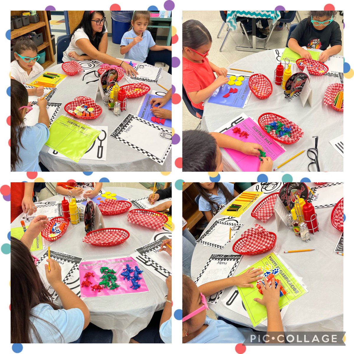 ms_jhernandez83's tweet image. 1st grade came into Math Diner today to get a taste of their upcoming unit: Data Analysis. They watched Brainpop Jr. videos on tally marks &amp;amp; picture graphs. #sorting #categorizing #vocabulary #collecting @NISDPassmore @NISDElemMath @Bilingualadv @texteacher