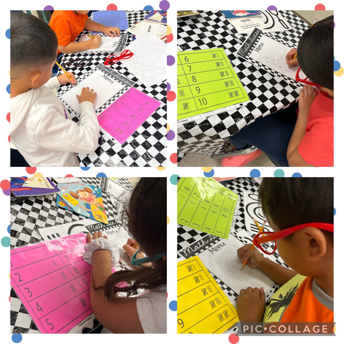 ms_jhernandez83's tweet image. 1st grade came into Math Diner today to get a taste of their upcoming unit: Data Analysis. They watched Brainpop Jr. videos on tally marks &amp;amp; picture graphs. #sorting #categorizing #vocabulary #collecting @NISDPassmore @NISDElemMath @Bilingualadv @texteacher