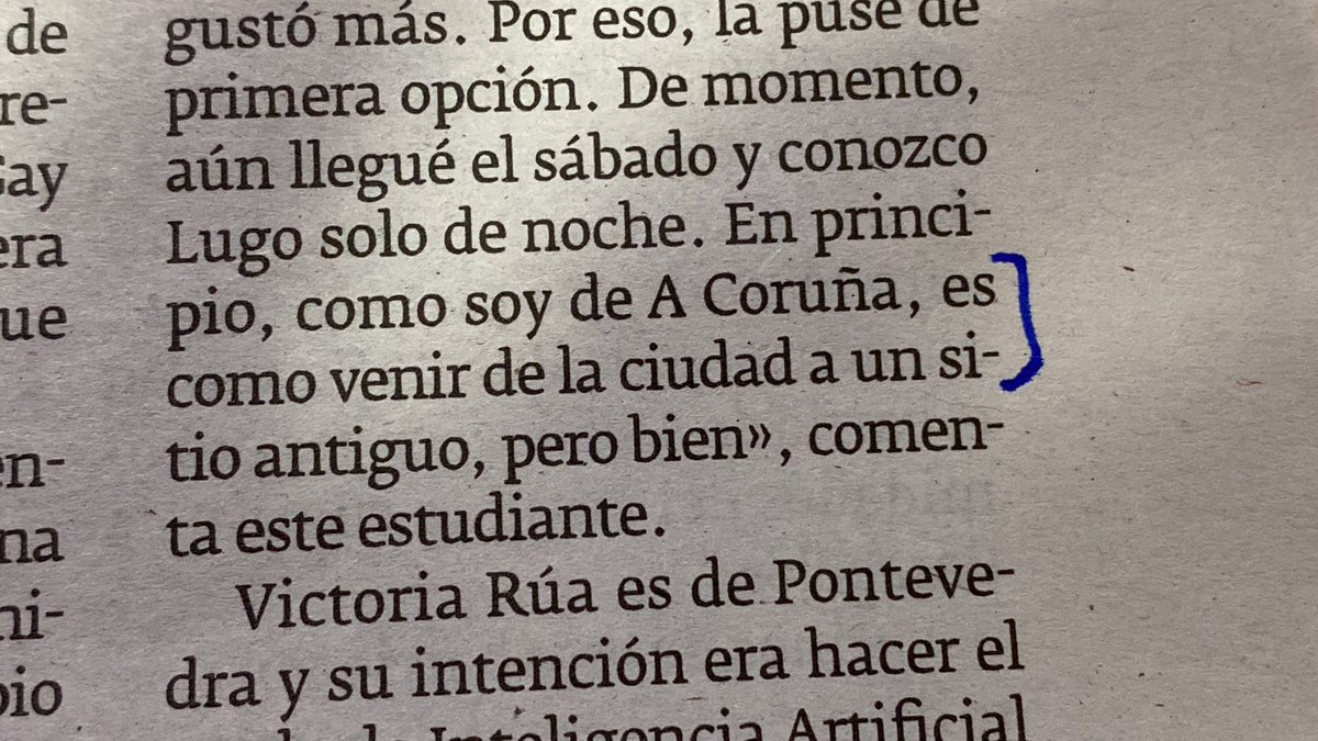 Jaureguizar's tweet photo. Coruñers talking about Lugo https://t.co/D2DirT2Cdb