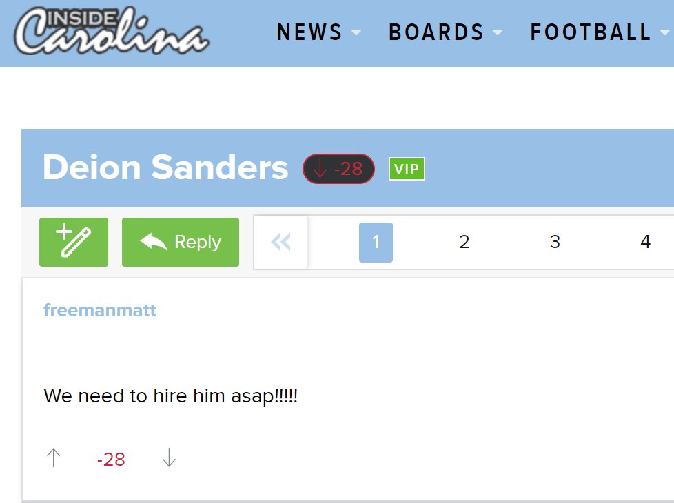 Message Board Geniuses on Twitter "NorthCarolina needs to hire Coach