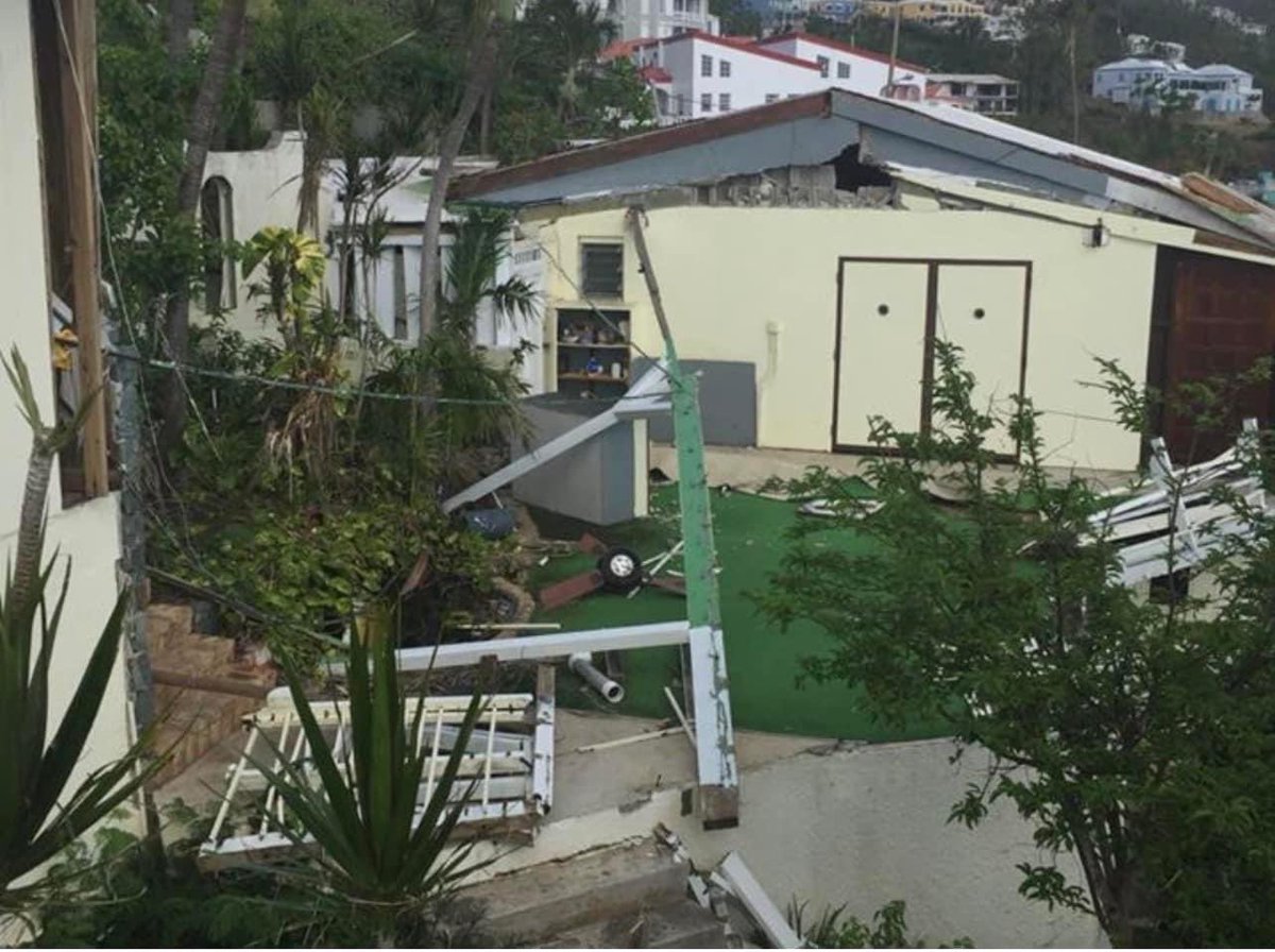 AuntieFeminist's tweet photo. Remembering Irma and Maria, two cat 5 hurricanes that devastated the #USVI 5 years ago starting today; there has been much work towards recovery, but there is still much to do. #irmaria #disasterlaw https://t.co/ZHycQomIAS