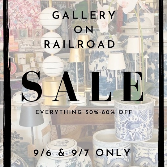 The Gallery on Railroad is having their biggest sale yet!! Go check it out in Downtown Opelika! Their products consist of clothing, art, jewelry, furniture, house warming gifts and more! Everything is 50-80% off through tomorrow!