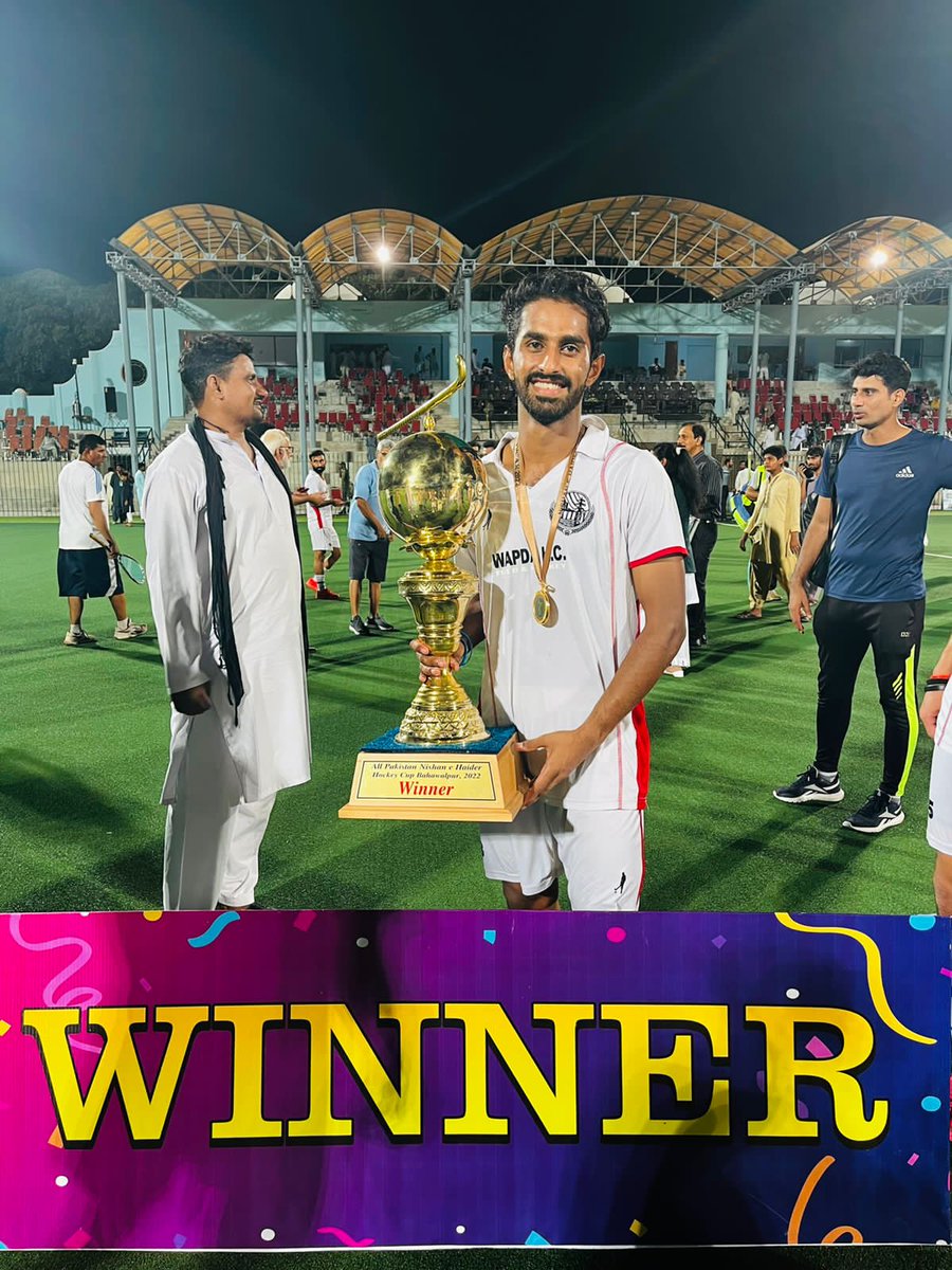 It's a big achievement for my team to show the unity and team work and won the gold 🥇🥇 in the nishan -e- haider 2022 ....
#teamwapda #hockey <a href="/Shoaib_Jatt/">Shoaib Jatt</a> <a href="/muhamma63954640/">muhammad umar bhutta</a> <a href="/PHFOfficial/">Pakistan Hockey (PHF)</a> <a href="/AdeelAkhtaradi1/">Adeel Akhtar (adi🌹❤️)</a> <a href="/themaxpk/">TheMax.Pk</a> <a href="/Pakistanhockey4/">Pakistanhockeyteam</a>
