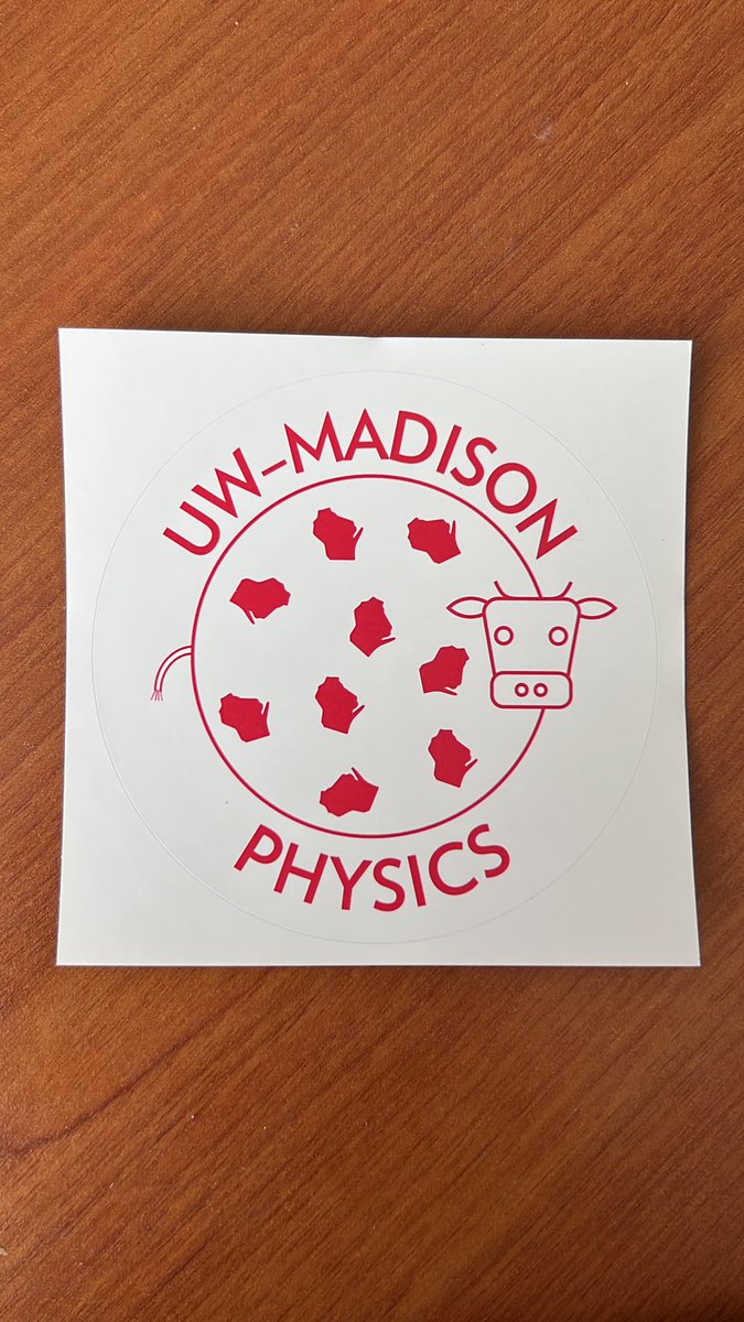 UWMadPhysics's tweet image. Our new stickers are here! #SphericalCow #PhysicsHumor #WhenYoureAPhysicsDepartmentInTheDairyState