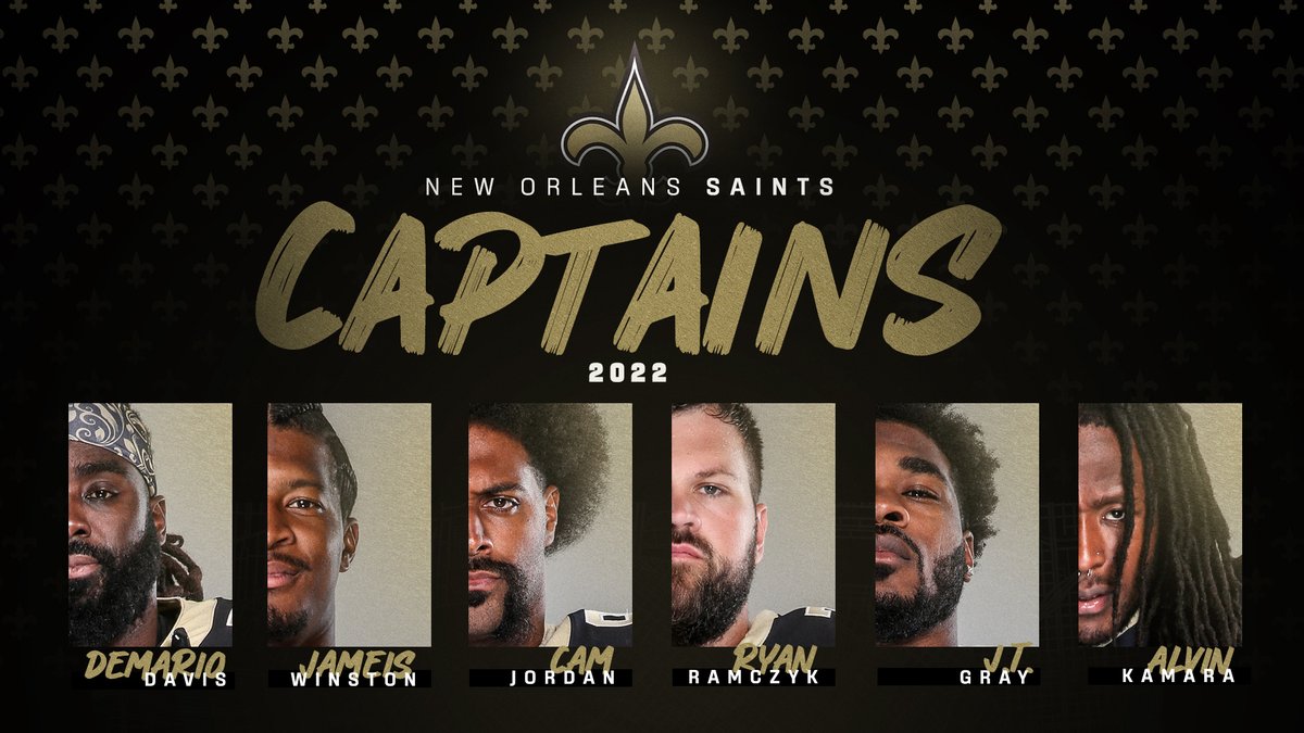 Saints's tweet image. The 2022 #Saints captains! ⚜️