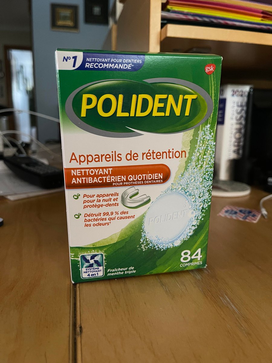 carbmac's tweet image. Je viens de découvrir ça... Un nettoyant conçu pour les goutières (retainers).  Fini le gossage du brossage à la main.. youppi !

#Orthodontie #SimplifierLaVie