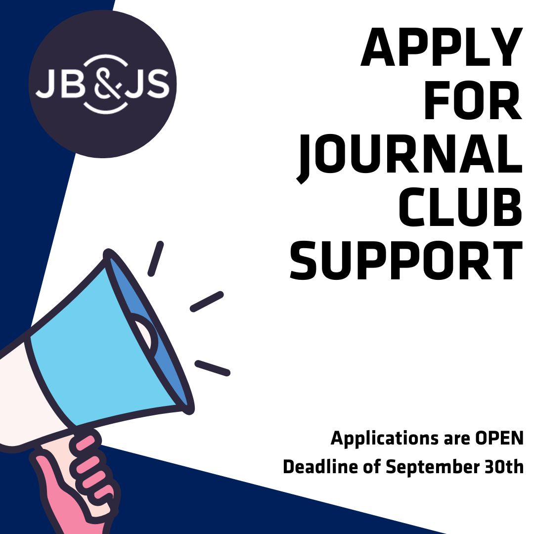 Applications are open today for the 2022-2023 Robert Bucholz Resident Journal Club Support Program. All US--based journal clubs can apply by visiting the Support Program's main page.  

jbjs.ac-page.com/journal-club-2…  

#surgeon #jbjs #resident #surgery #trauma #orthopaedics