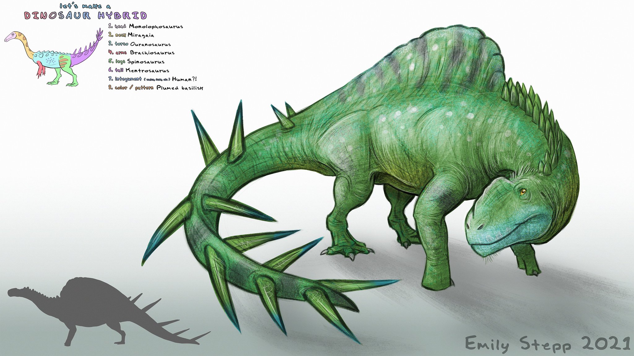 Emily Stepp on Twitter: "Hey! Please show me your dinosaur hybrid art ...