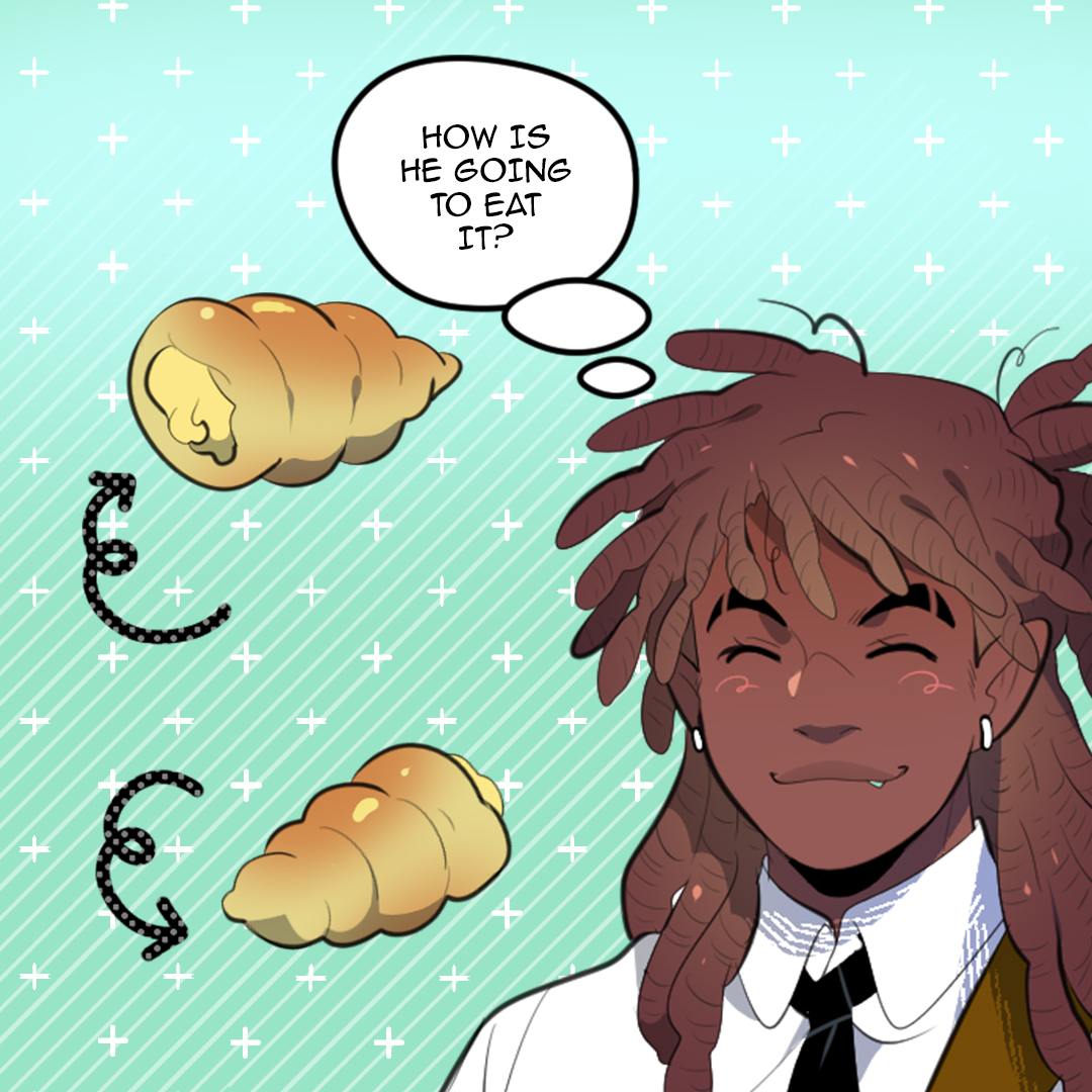 webtoonofficial's tweet photo. Are you a heads or tails custard cornet eater?๐ค
Marcus has a massive crush on Cog, who is absolutely clueless and unprepared for the hijinks that follow. Will Marcus and Cog's friendship blossom to be something more? ๐ #Daybreak #WEBTOON @Moosopp https://t.co/W6n9oQsTBD