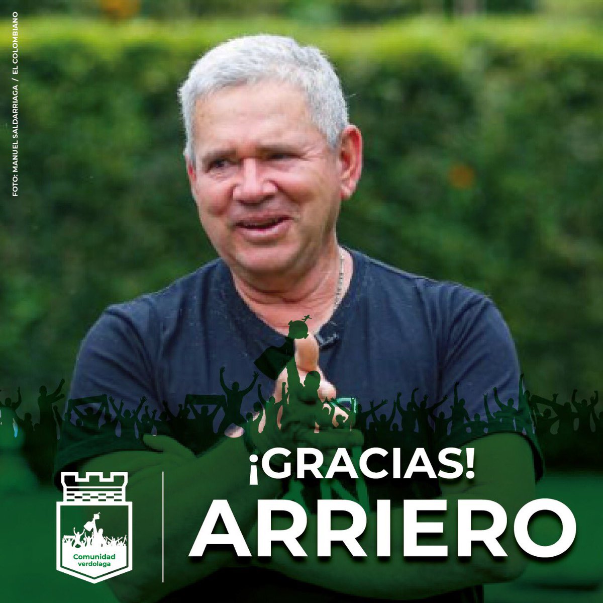 ComuverdolagaOf's tweet photo. Como buen Arriero aguantaste todas las tempestades y sacaste al equipo campeón.  #GraciasArriero @ArrieroHerrera https://t.co/oCkoKgwLwq